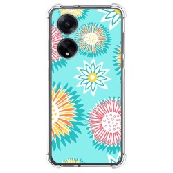 Funda Silicona Antigolpes para Oppo A98 5G diseño Flores 05 Dibujos