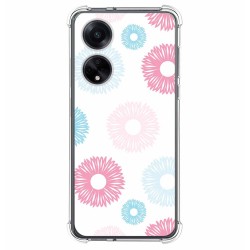 Funda Silicona Antigolpes para Oppo A98 5G diseño Flores 06 Dibujos