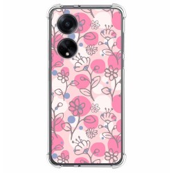Funda Silicona Antigolpes para Oppo A98 5G diseño Flores 07 Dibujos
