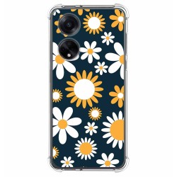 Funda Silicona Antigolpes para Oppo A98 5G diseño Flores 08 Dibujos