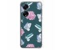 Funda Silicona Antigolpes para Oppo A98 5G diseño Flores 10 Dibujos