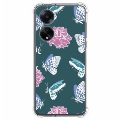 Funda Silicona Antigolpes para Oppo A98 5G diseño Flores 10 Dibujos