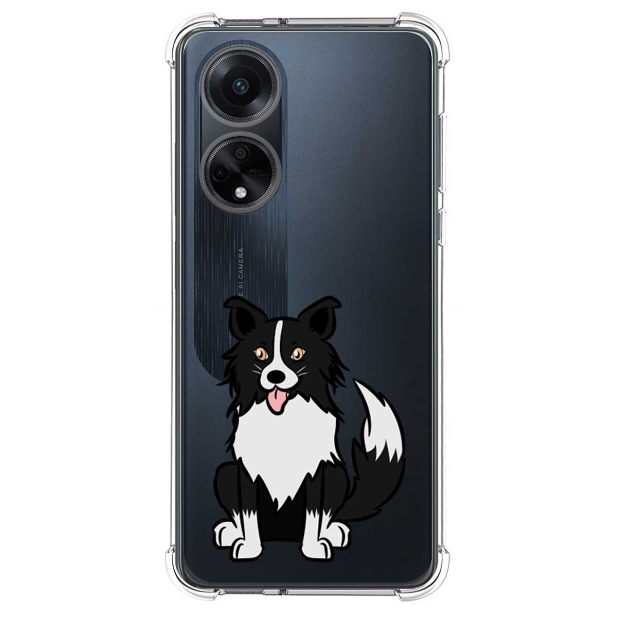 Funda Silicona Antigolpes para Oppo A98 5G diseño Perros 01 Dibujos