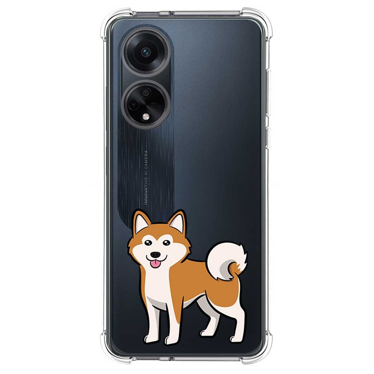 Funda Silicona Antigolpes para Oppo A98 5G diseño Perros 02 Dibujos