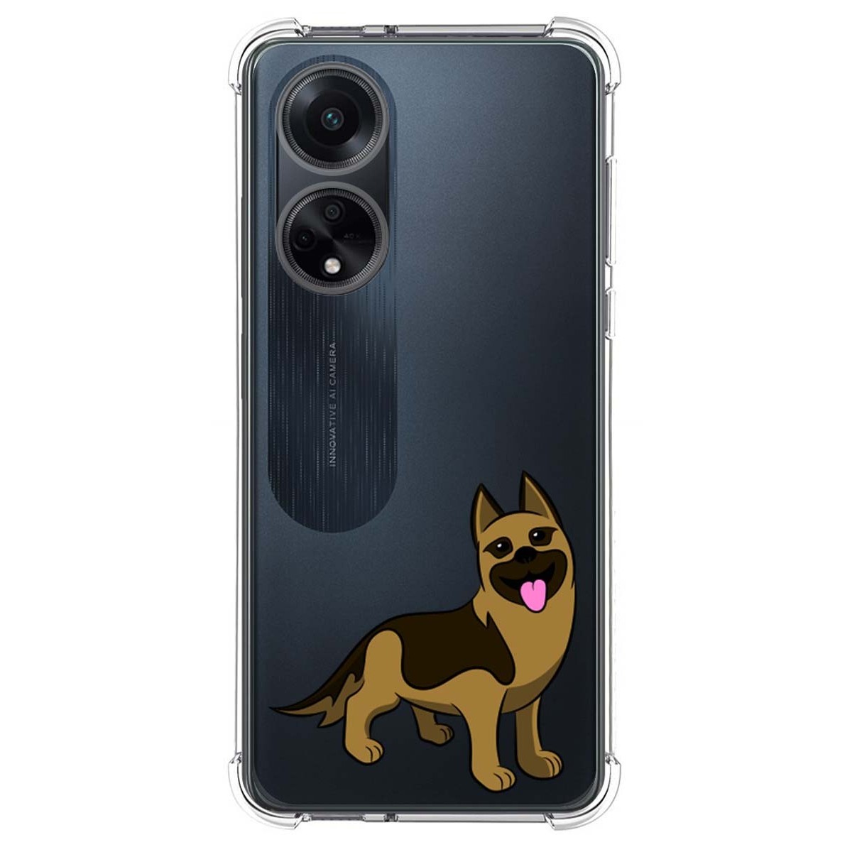 Funda Silicona Antigolpes para Oppo A98 5G diseño Perros 03 Dibujos
