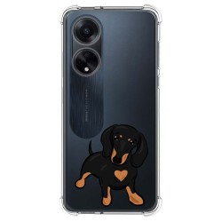 Funda Silicona Antigolpes para Oppo A98 5G diseño Perros 04 Dibujos