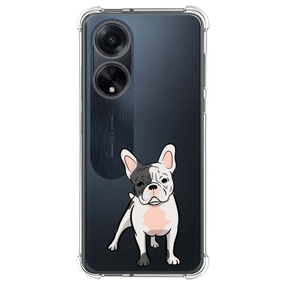 Funda Silicona Antigolpes para Oppo A98 5G diseño Perros 06 Dibujos