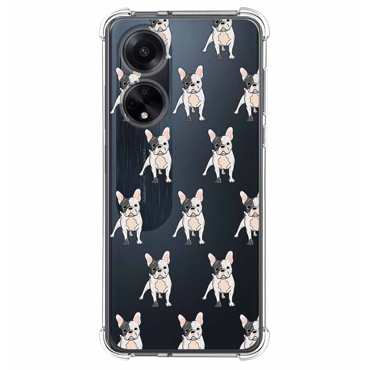 Funda Silicona Antigolpes para Oppo A98 5G diseño Perros 12 Dibujos