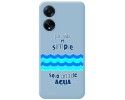 Funda Silicona Líquida Azul para Oppo A98 5G diseño Agua Dibujos
