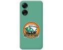Funda Silicona Líquida Verde para Oppo A98 5G diseño Adventure Dibujos