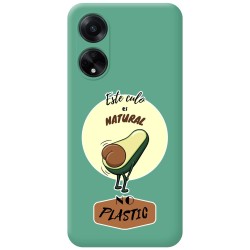 Funda Silicona Líquida Verde para Oppo A98 5G diseño Culo Natural Dibujos