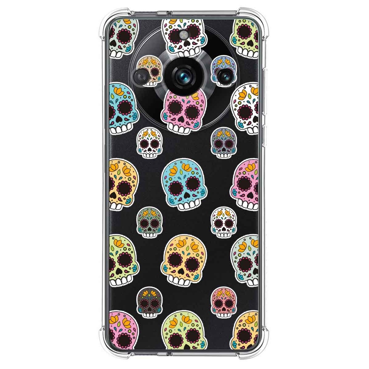 Funda Silicona Antigolpes para Realme 11 Pro / 11 Pro+ Plus diseño Catrina Dibujos