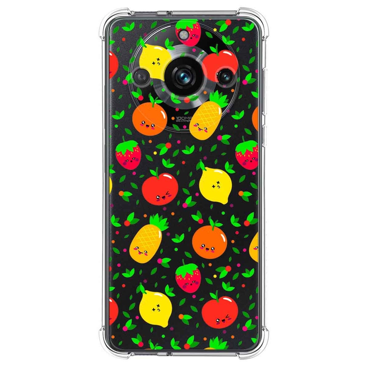 Funda Silicona Antigolpes para Realme 11 Pro / 11 Pro+ Plus diseño Frutas 01 Dibujos