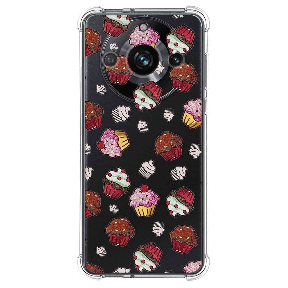 Funda Silicona Antigolpes para Realme 11 Pro / 11 Pro+ Plus diseño Muffins Dibujos