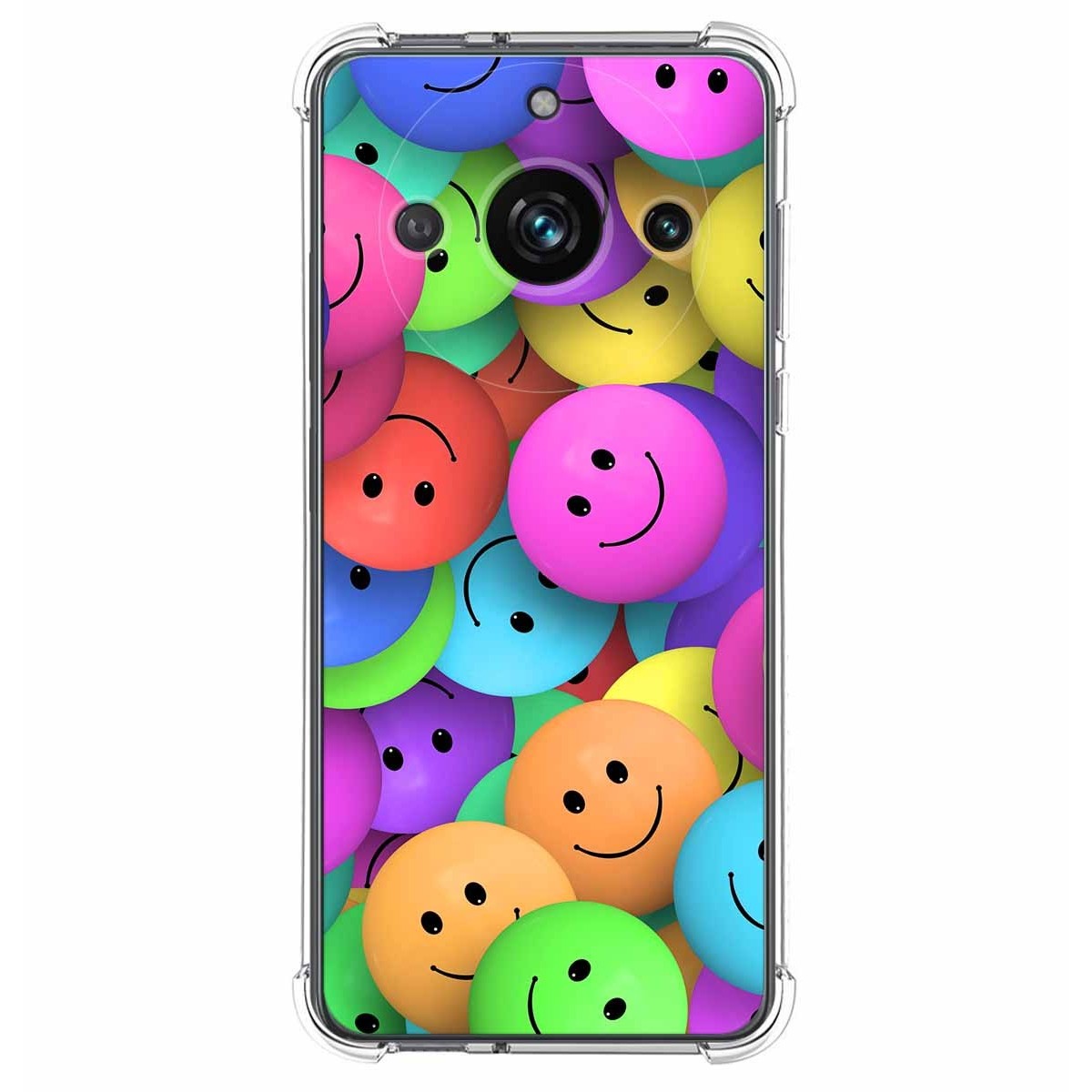Funda Silicona Antigolpes para Realme 11 Pro / 11 Pro+ Plus diseño Smile Dibujos