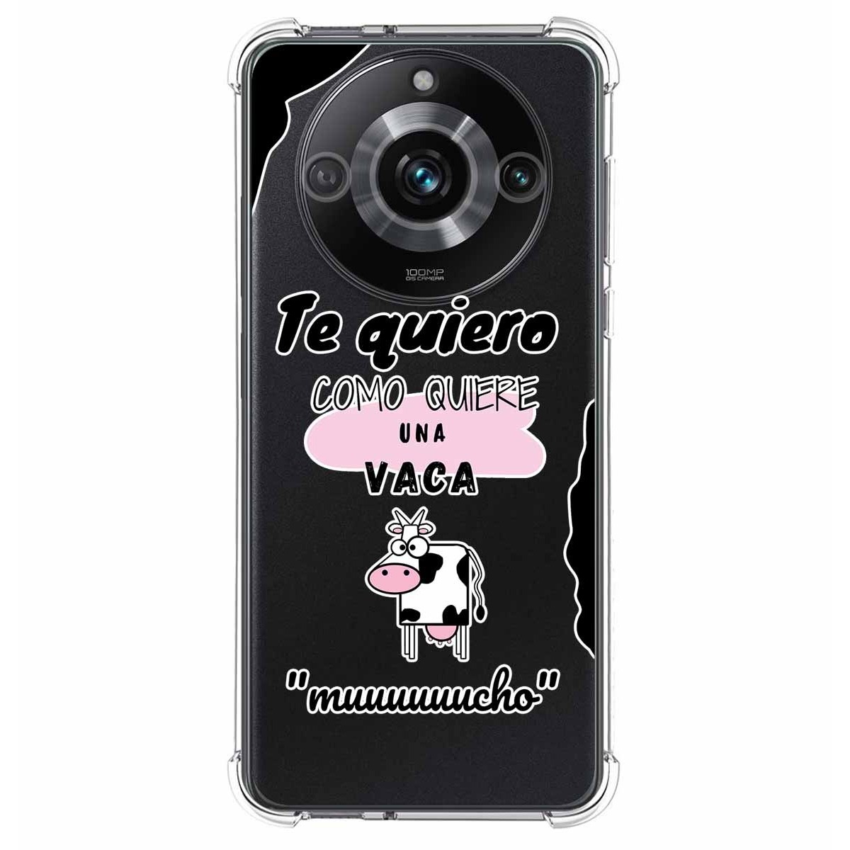 Funda Silicona Antigolpes para Realme 11 Pro / 11 Pro+ Plus diseño Vaca Dibujos