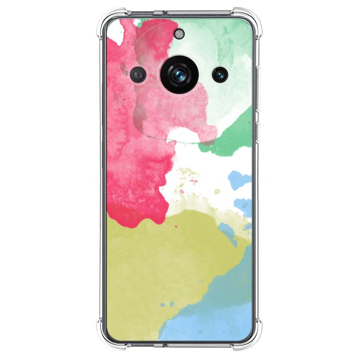 Funda Silicona Antigolpes para Realme 11 Pro / 11 Pro+ Plus diseño Acuarela 02 Dibujos