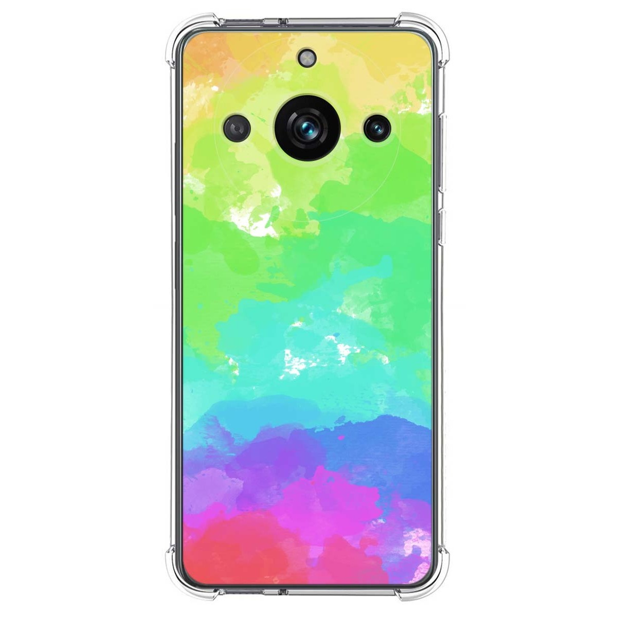 Funda Silicona Antigolpes para Realme 11 Pro / 11 Pro+ Plus diseño Acuarela 03 Dibujos