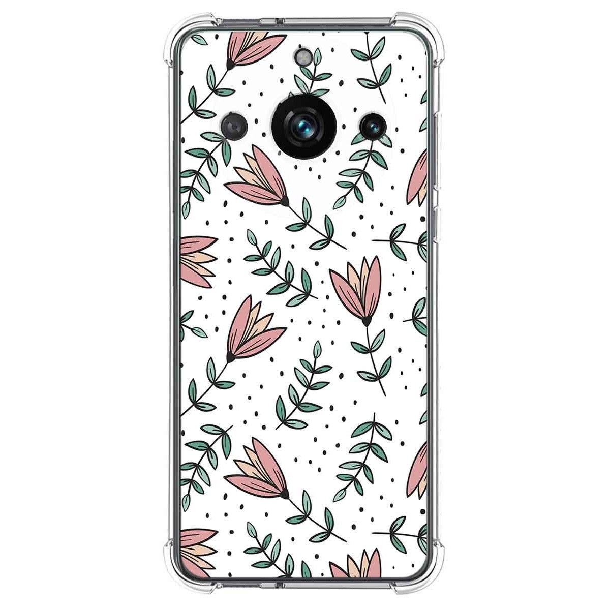 Funda Silicona Antigolpes para Realme 11 Pro / 11 Pro+ Plus diseño Flores 01 Dibujos