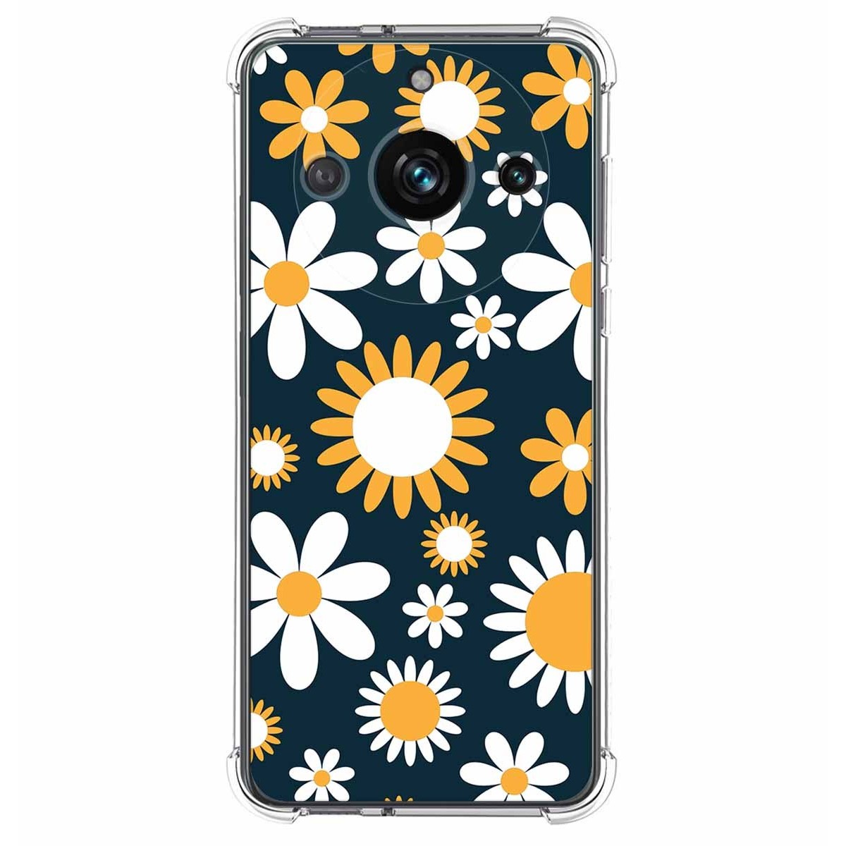 Funda Silicona Antigolpes para Realme 11 Pro / 11 Pro+ Plus diseño Flores 08 Dibujos