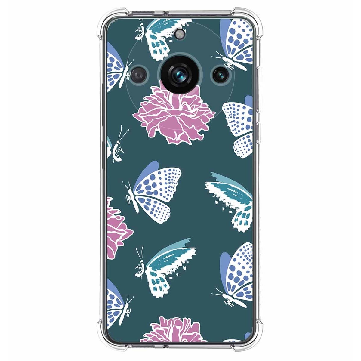 Funda Silicona Antigolpes para Realme 11 Pro / 11 Pro+ Plus diseño Flores 10 Dibujos
