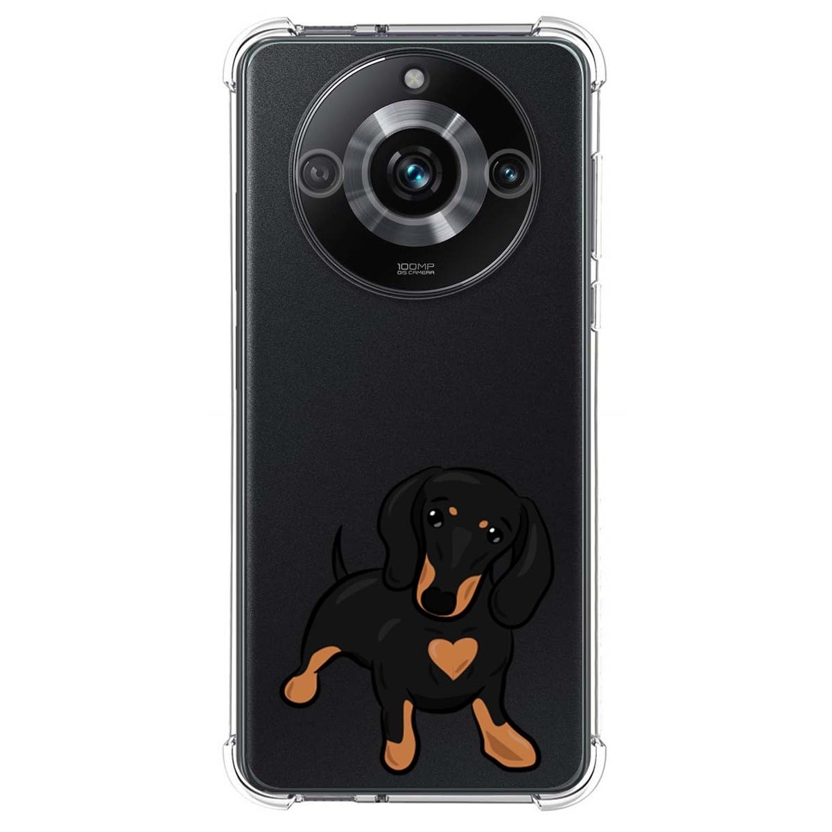 Funda Silicona Antigolpes para Realme 11 Pro / 11 Pro+ Plus diseño Perros 04 Dibujos