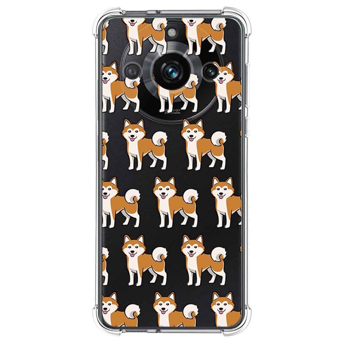 Funda Silicona Antigolpes para Realme 11 Pro / 11 Pro+ Plus diseño Perros 08 Dibujos