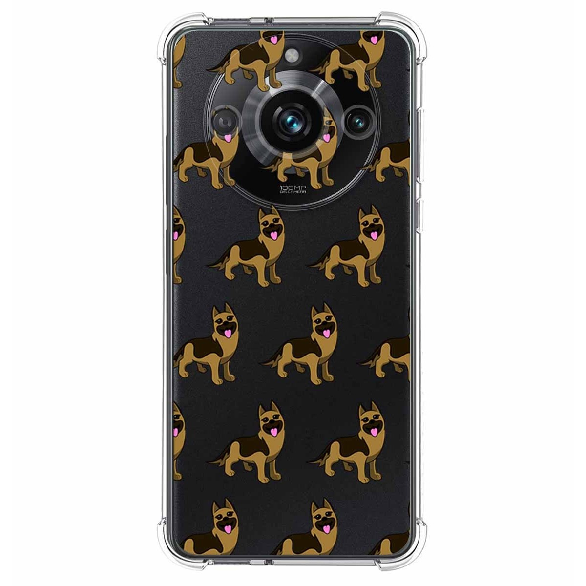 Funda Silicona Antigolpes para Realme 11 Pro / 11 Pro+ Plus diseño Perros 09 Dibujos