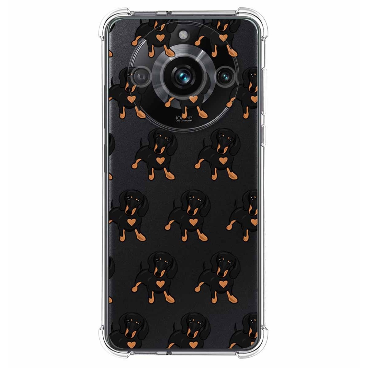 Funda Silicona Antigolpes para Realme 11 Pro / 11 Pro+ Plus diseño Perros 10 Dibujos