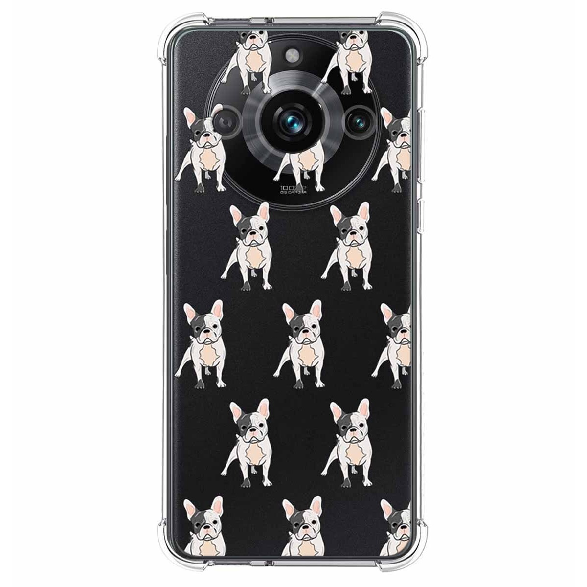 Funda Silicona Antigolpes para Realme 11 Pro / 11 Pro+ Plus diseño Perros 12 Dibujos