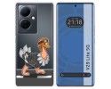 Funda Silicona Transparente para Vivo V29 Lite 5G diseño Avestruz Dibujos