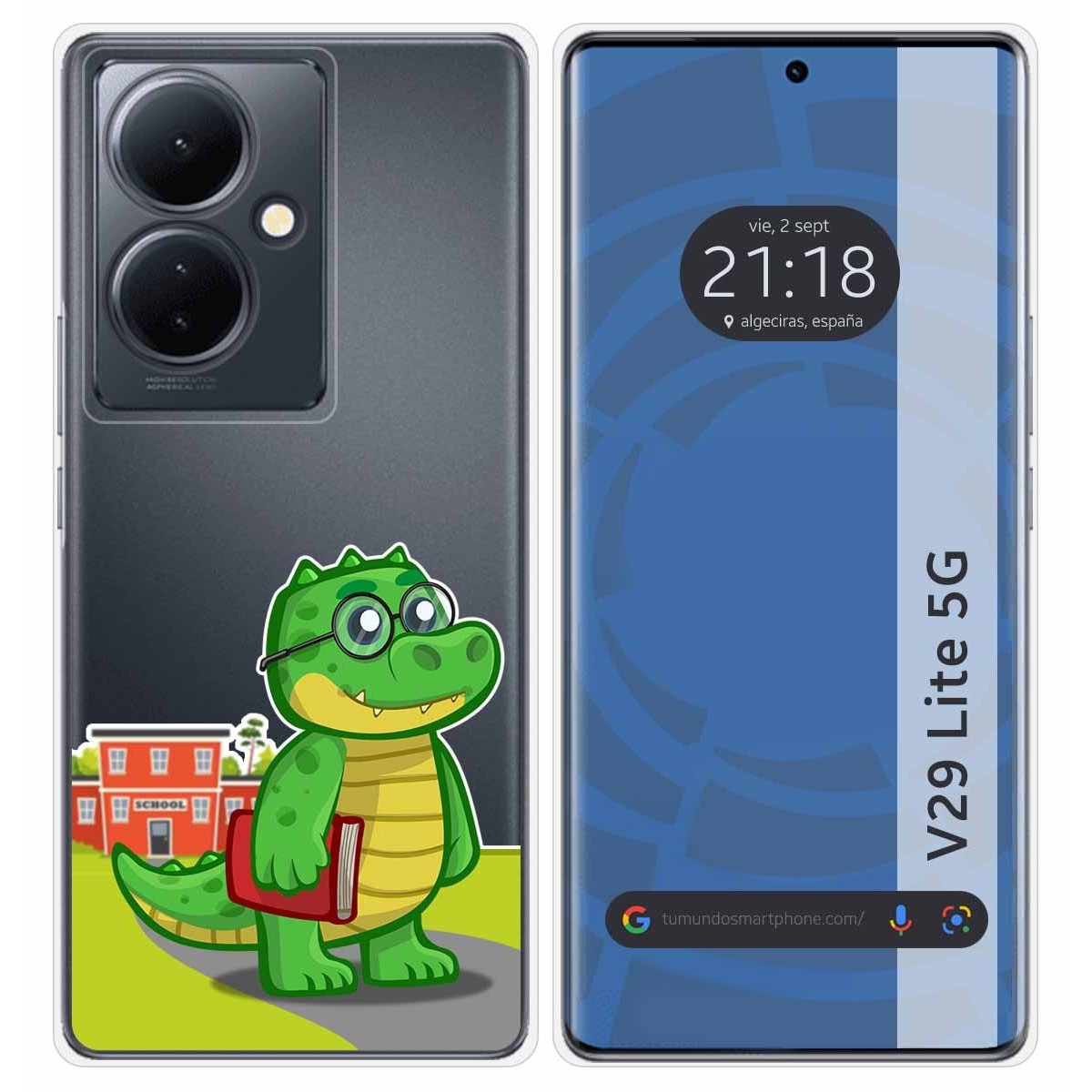 Funda Silicona Transparente para Vivo V29 Lite 5G diseño Coco Dibujos