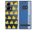 Funda Silicona Transparente para Vivo V29 Lite 5G diseño Pato Dibujos