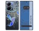 Funda Silicona Transparente para Vivo V29 Lite 5G diseño Plumas Dibujos