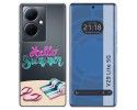 Funda Silicona Transparente para Vivo V29 Lite 5G diseño Summer Dibujos
