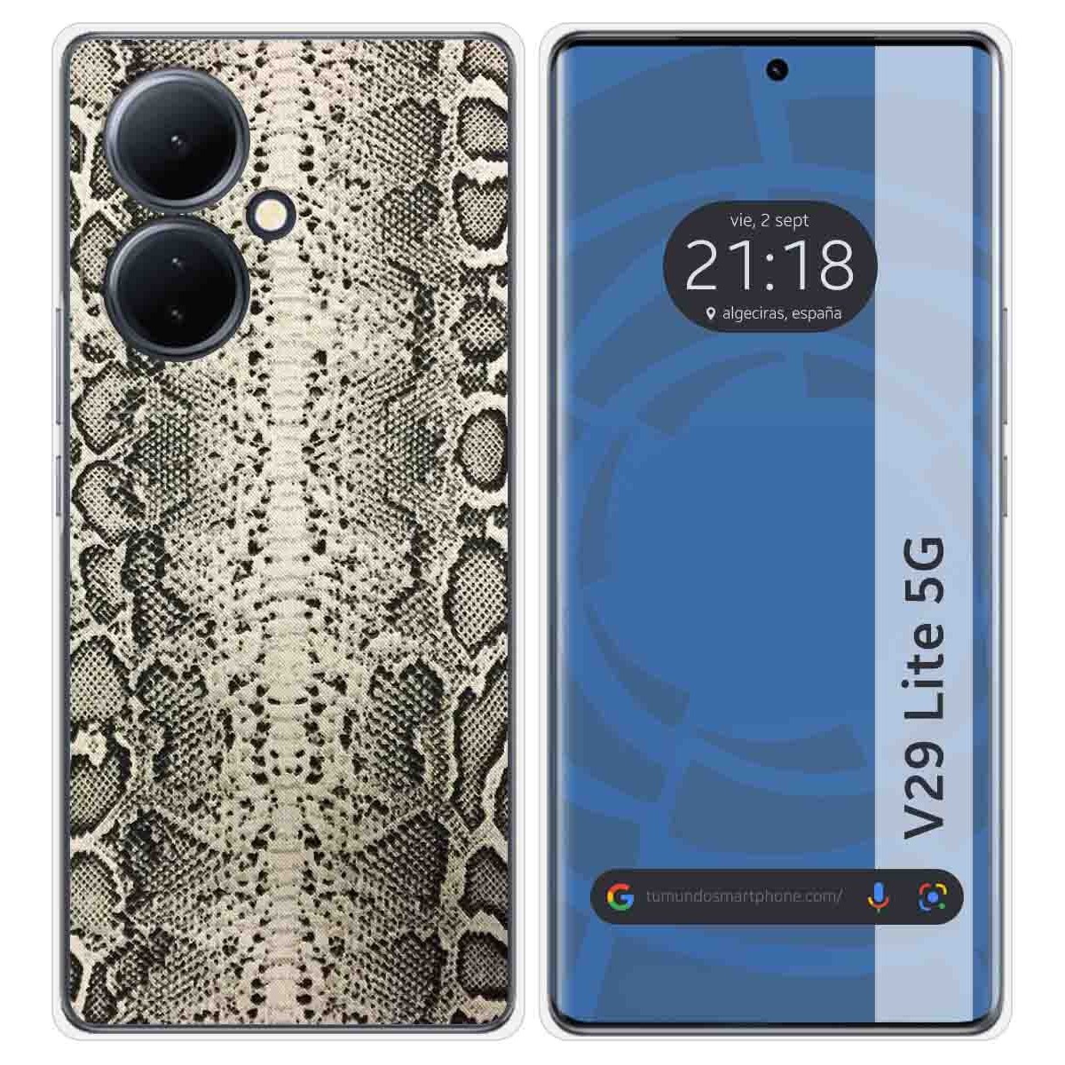 Funda Silicona para Vivo V29 Lite 5G diseño Animal 01 Dibujos