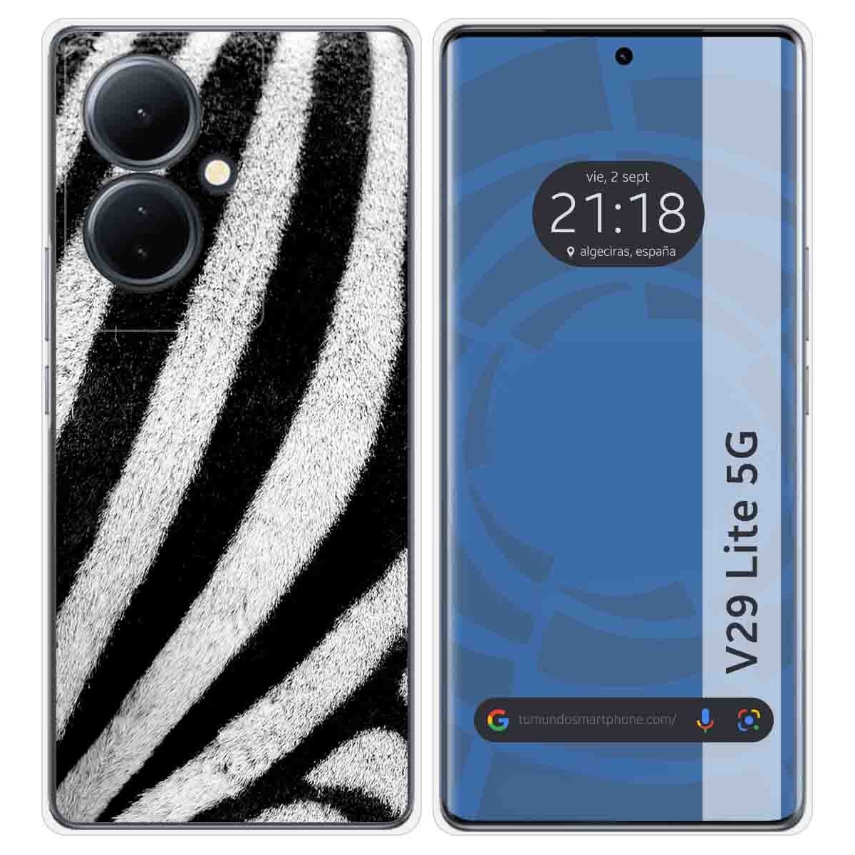 Funda Silicona para Vivo V29 Lite 5G diseño Animal 02 Dibujos