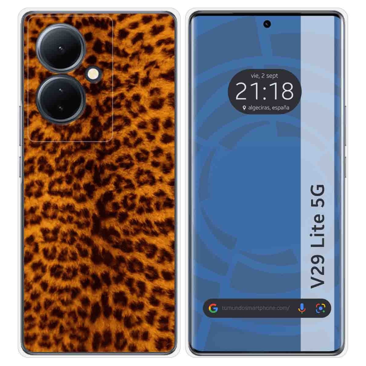 Funda Silicona para Vivo V29 Lite 5G diseño Animal 03 Dibujos