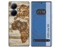 Funda Silicona para Vivo V29 Lite 5G diseño Madera 07 Dibujos