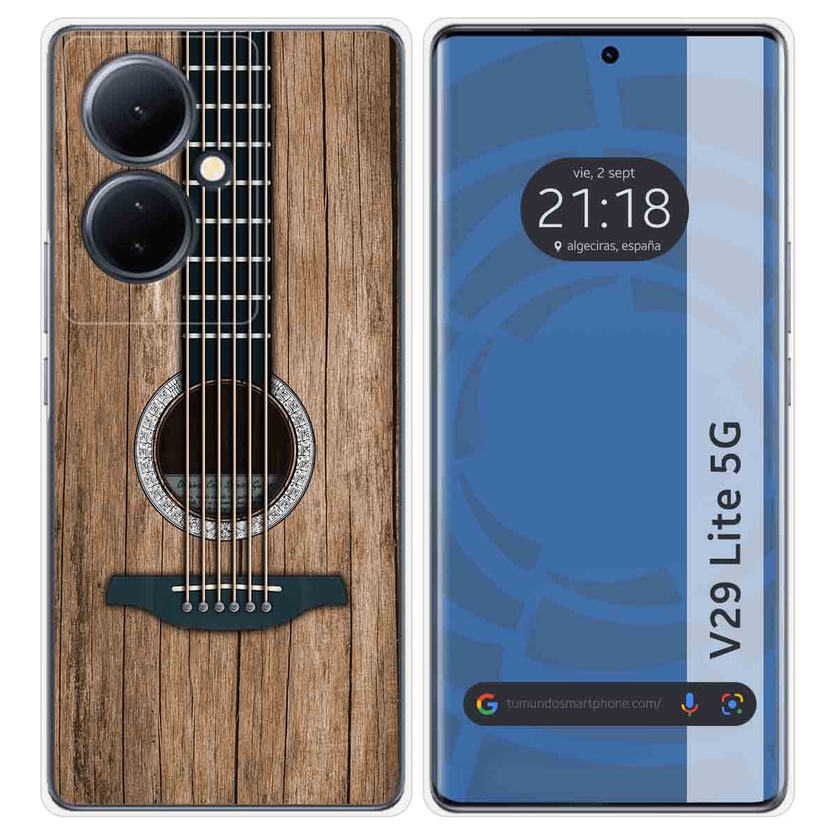 Funda Silicona para Vivo V29 Lite 5G diseño Madera 11 Dibujos