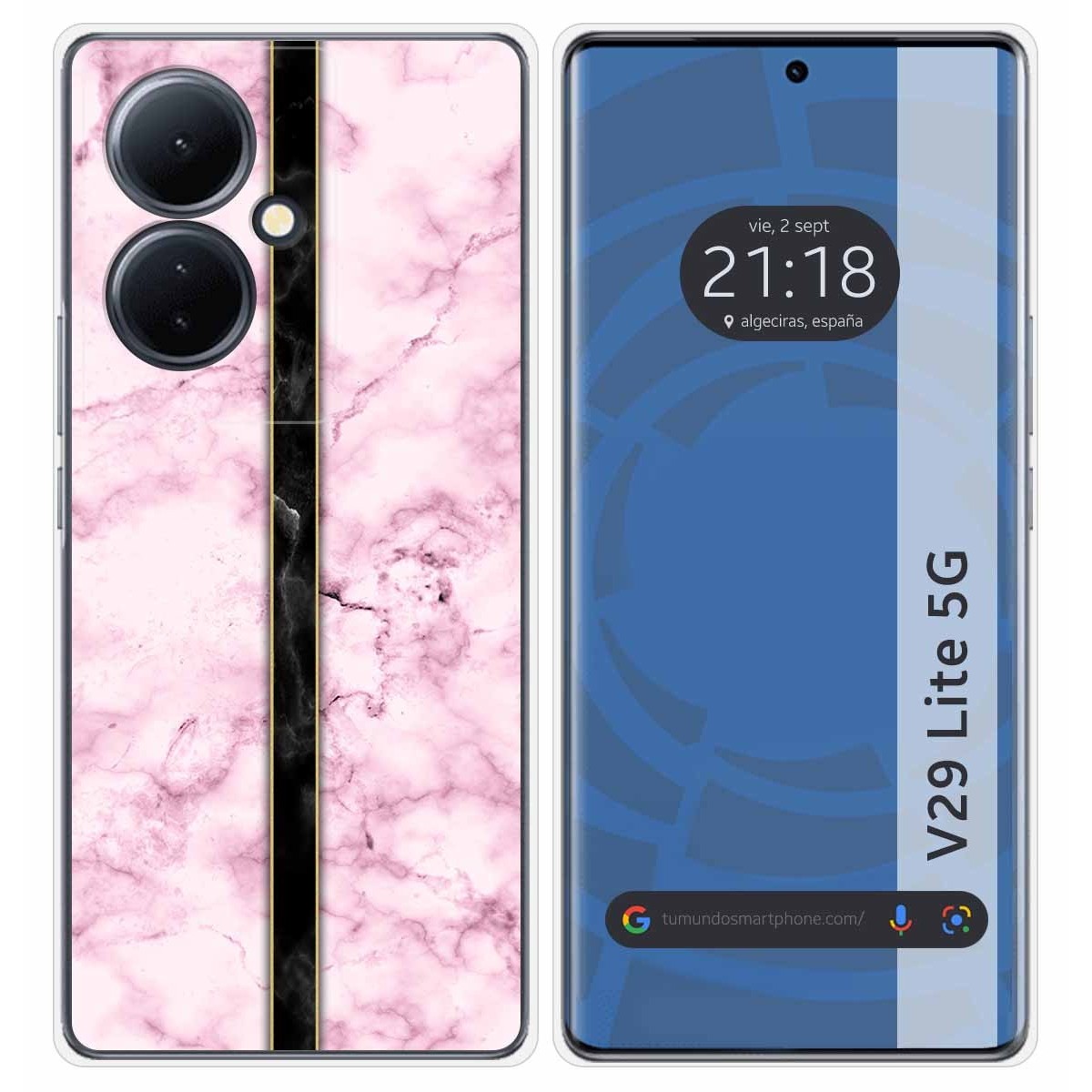 Funda Silicona para Vivo V29 Lite 5G diseño Mármol 04 Dibujos