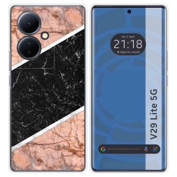 Funda Silicona para Vivo V29 Lite 5G diseño Mármol 07 Dibujos