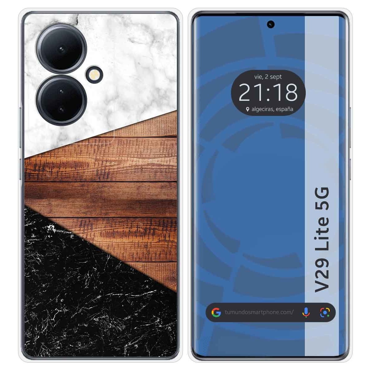 Funda Silicona para Vivo V29 Lite 5G diseño Mármol 11 Dibujos