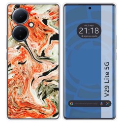 Funda Silicona para Vivo V29 Lite 5G diseño Mármol 12 Dibujos