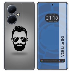 Funda Silicona para Vivo V29 Lite 5G diseño Barba Dibujos