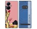 Funda Silicona para Vivo V29 Lite 5G diseño Brochas Dibujos