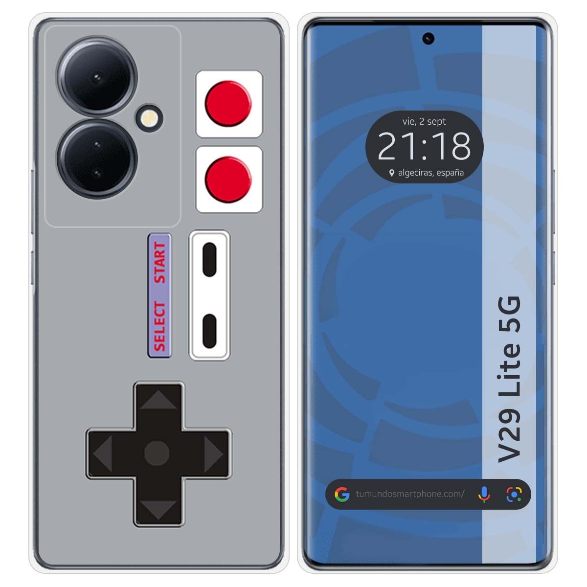 Funda Silicona para Vivo V29 Lite 5G diseño Consola Dibujos