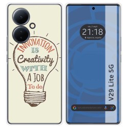 Funda Silicona para Vivo V29 Lite 5G diseño Creativity Dibujos