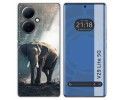 Funda Silicona para Vivo V29 Lite 5G diseño Elefante Dibujos