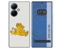 Funda Silicona para Vivo V29 Lite 5G diseño Leones Dibujos